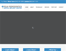 Tablet Screenshot of polkperio.com
